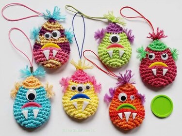 Häkelanleitung - Einkaufschip Monsterchen