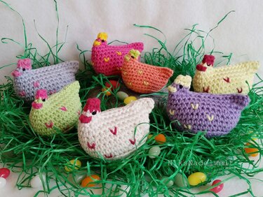 Häkelanleitung - Kleine Hühnchen