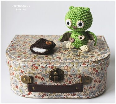 Eule / Buch / Schule - Häkeln