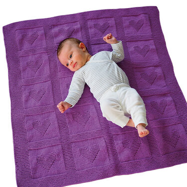 Strickanleitung Babydecke - Stricken