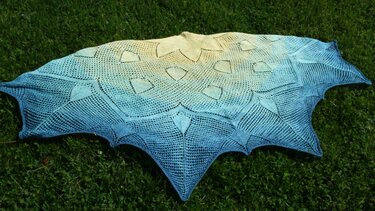 Leander - Kunststricken / Schultertuch / Tuch