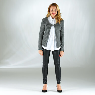 Strickanleitung Damenjacke "Sidney" 757132 - Bild 2