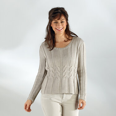 Strickanleitung Damenpullover "Melazzo" 757219