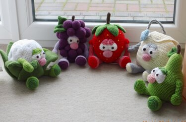 Eddy strawberry - Crochet