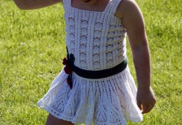 Häkelanleitung Mädchenkleid, Sommerkleid (1-5 Jahre)