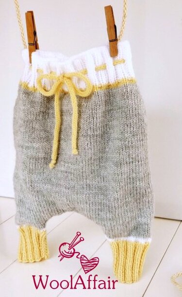 Strickanleitung -Baby Hose - Pumphose - No.75