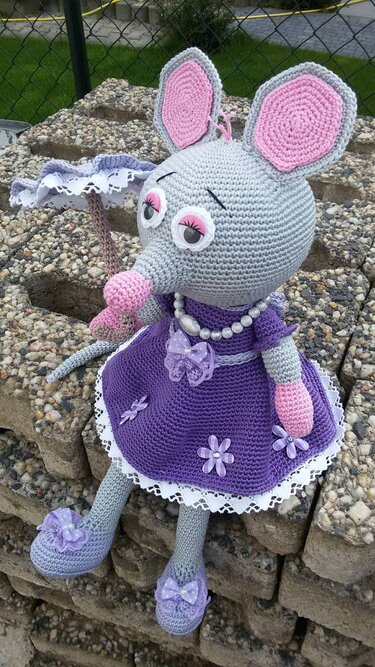 Häkelanleitung Madame Maus