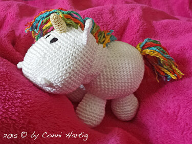 FreeBook Amigurumi Einhorn kostenlos Pferd  - Häkeln