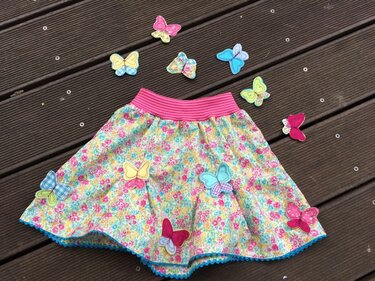 Nähanleitung und Schnittmuster Rock "Mira"