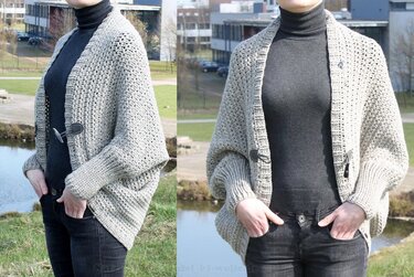 Cardigan „Companion“, Size S-L - Crochet