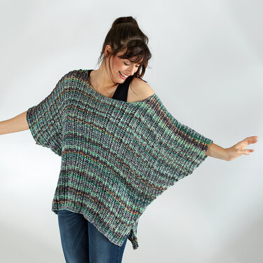 Strickanleitung Ponchopullover "Messina" 757241 - Stricken