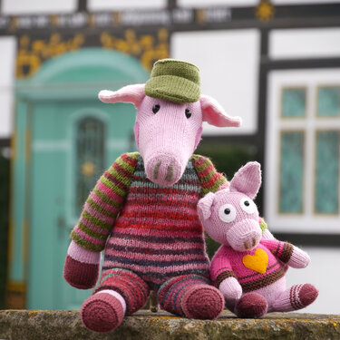 Onkel Hermann das Schwein, Strickanleitung