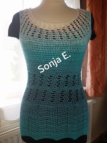 Tunikashirt " Bella Donna", alle Größen - Häkeln