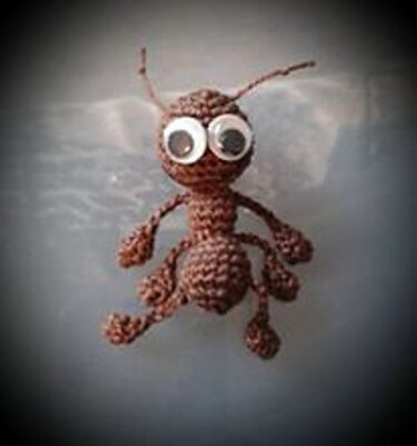Mini Ameise freie Häkelanleitung FreeBook 