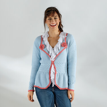 Strickanleitung Damenjacke "Piano" 757237