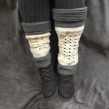 Häkeln / Anleitung Beinstulpen