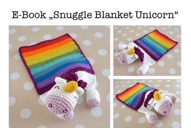 E-Book "Snuggle Blanket Unicorn" - Crochet