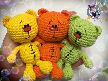 Mini Teddy - Häkeln