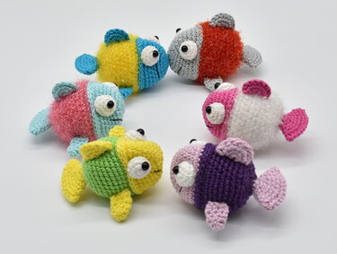 Häkelanleitung kleine Fische