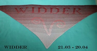 Motivtuch "Widder" - Häkeln