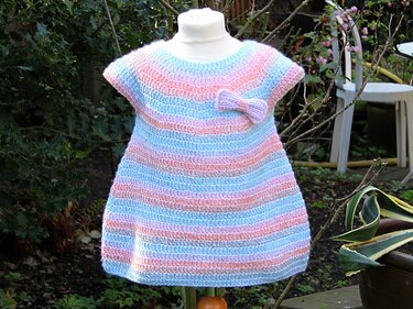 Crochet Instructions for a Bubble Dress - any size, each yarn