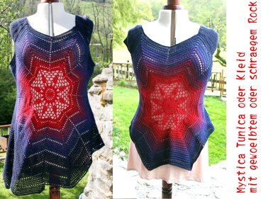 Häkelkleid Mystica oder auch Tunika - Häkeln