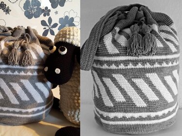 34 Häkelanleitung Mochila Rucksack Häkeltasche Xxl PDF Anleitung