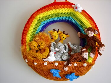 Häkelanleitung Türkranz Arche Noah