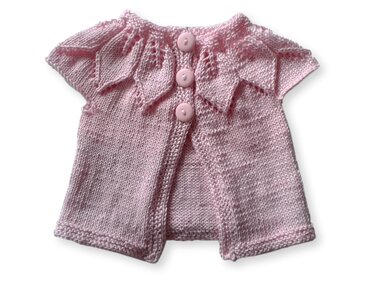 Weste RVO von oben in 3 Größen Strickanleitung