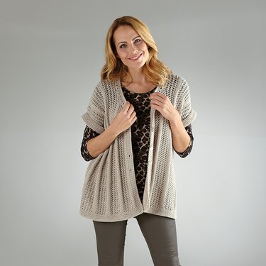 Strickanleitung Damenweste "Melazzo" 756279