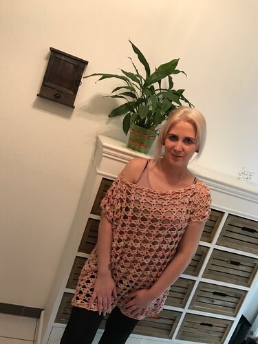 Häkelanleitung Netzshirt "Lilly" - unisize/oversize