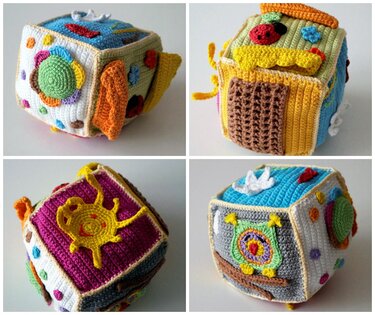 Häkelanleitung Kinder-Würfel