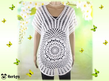 Häkelanleitung Tunika "Sommerweiß"