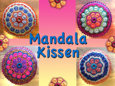 Mandala Kissen  - Häkeln