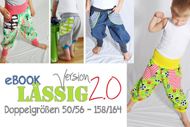 E-Book #63 - Spielhose "LÄSSIG 2.0" 50-164