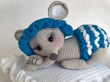 Crochet Pattern Baby Mouse Lolita