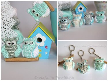 H&auml;kelanleitung f&uuml;r Anf&auml;nger 'Eule' - Häkeln