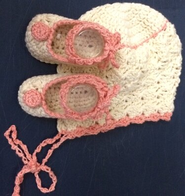 crochet baby summer set pattern, girl