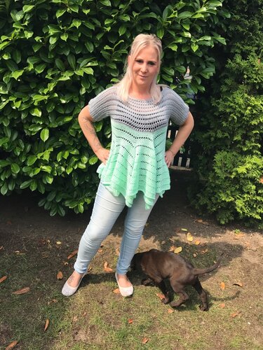 Häkelanleitung Sommershirt "Wirbelwind" - alle Größen - Bild 2