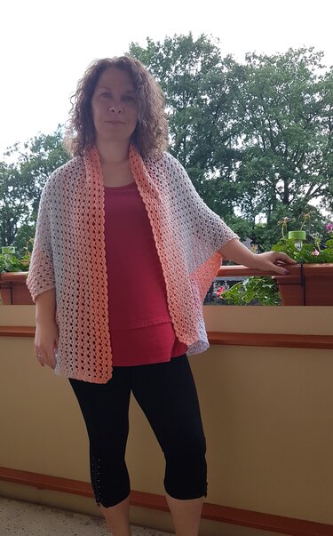 Seelenwärmer "Djamila für Groß und Klein, Jacke, Häkelanleitung