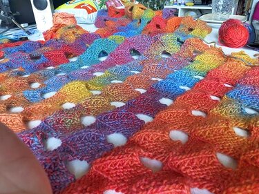 Strickanleitung * Dreieckstuch “Piccadilly Circus”