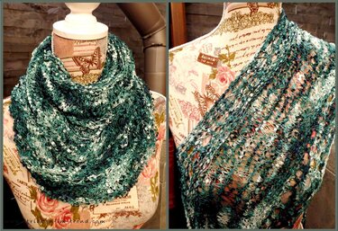 Knitting Pattern for Loop Lace | Loop Spring#awaking