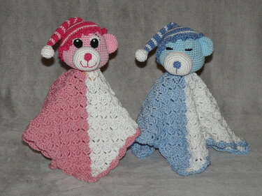 Häkelanleitung Schnuffeltuch Teddy