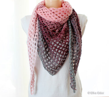 Triangular Scarf “Square” – Crochet Pattern