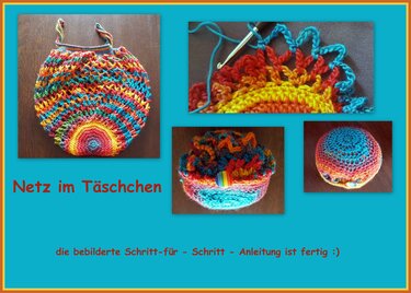 Marktnetz *** Netz im Täschchen*** - Häkeln