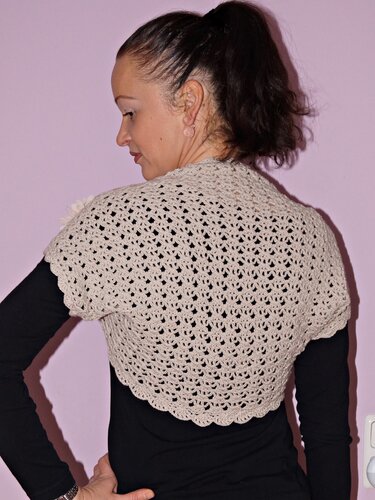 Häkelanleitung Bolero für alle Größen