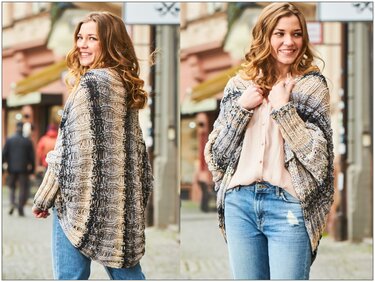Seelenwärmer Oversize aus Woolly Hugs Bandy