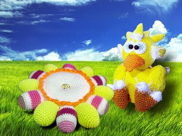 KOSTENLOS Dotti Osterhuhn - Häkelanleitung von Diana´s kleiner Häkelshop