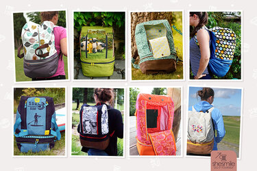 Rucksack "BigKlapPack" (Nähanleitung & Schnittmuster für 2 Größen) - Bild 2