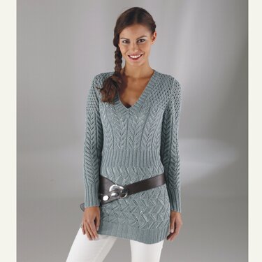 Strickanleitung Damenlongpullover "Amazonas" 753238 - Stricken
